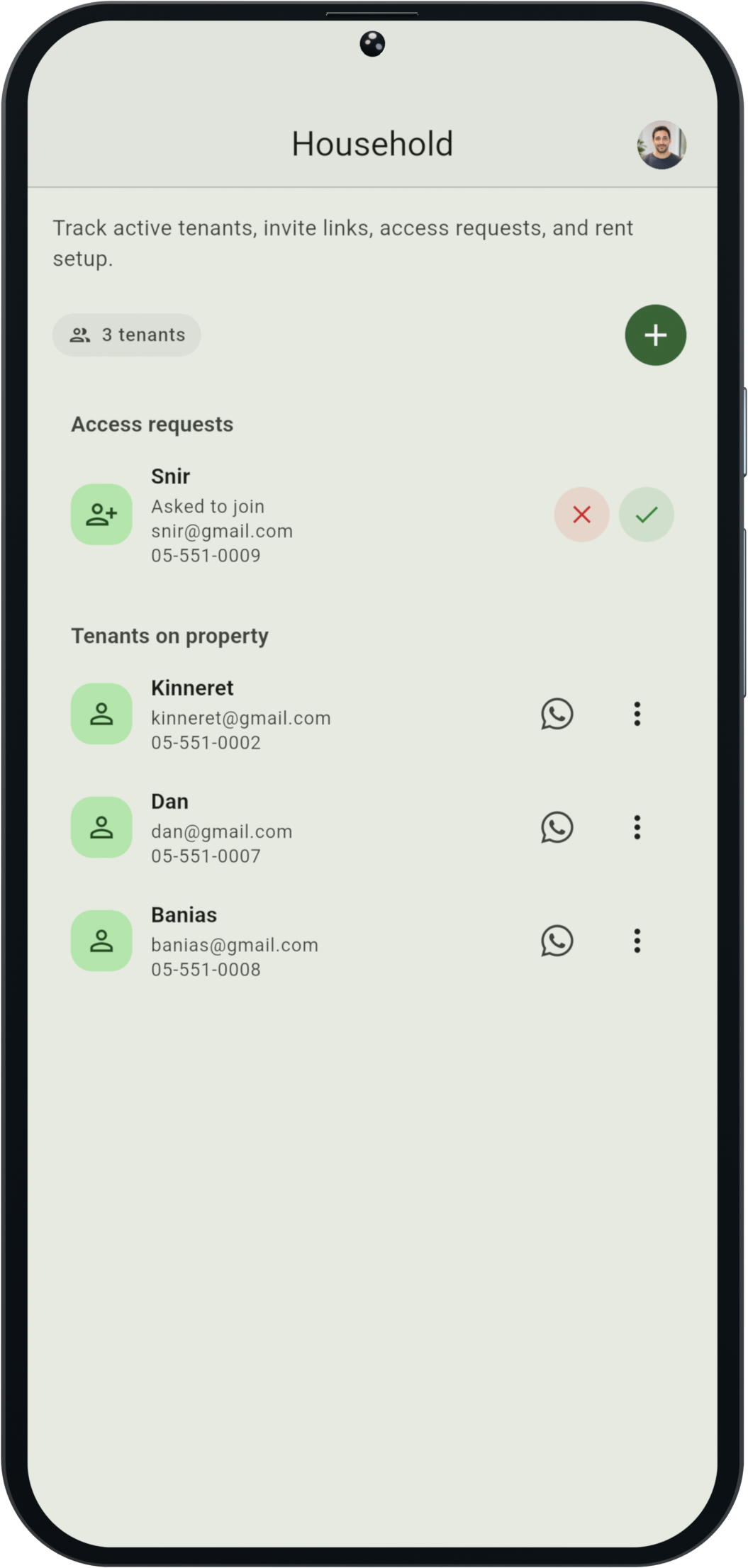 3D render of tenant management in Nekhes
